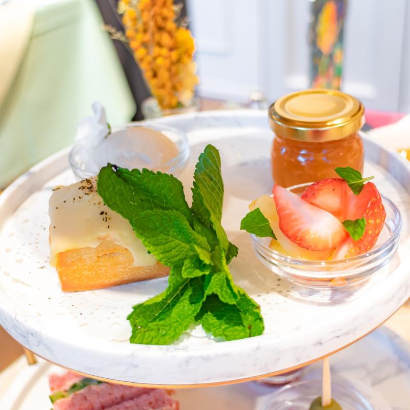 SABON l’Atelier SPAのSABON VEGAN AFTERNOON TEA CAFÉ ～Tea Ceremony Collection～のスタンド2段目画像