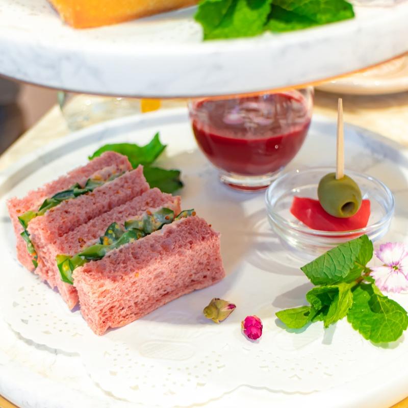 SABON l’Atelier SPAのSABON VEGAN AFTERNOON TEA CAFÉ ～Tea Ceremony Collection～のスタンド3段目画像
