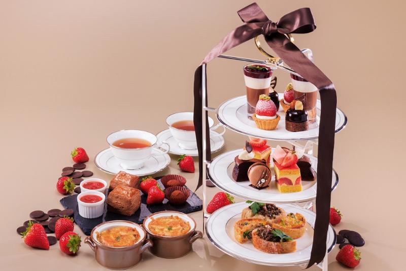 【ホテル日航立川 東京】「苺とチョコレートのアフタヌーンティー」1月29日（日）よりご予約受付開始の画像1