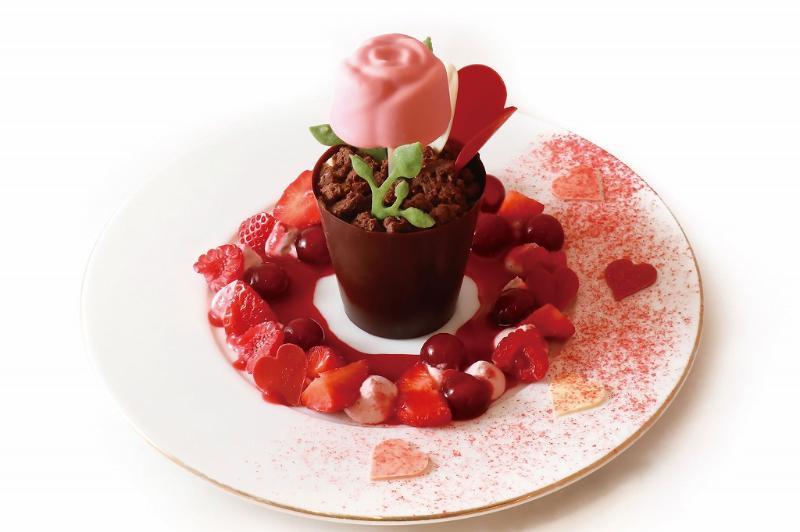 バレンタイン期間におすすめの華やかな新メニューが自由が丘のカフェ ベルアメールに登場！の画像1
