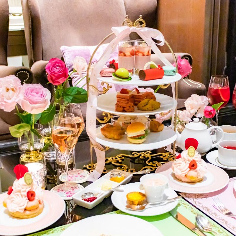 ニューヨークラウンジ／ホテルインターコンチネンタル東京ベイのストロベリーアフタヌーンティーwith LADURÉE　～マリー・アントワネットの世界～のメイン画像