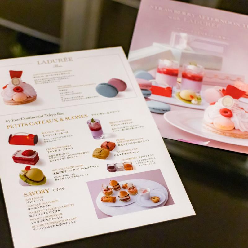 ニューヨークラウンジ／ホテルインターコンチネンタル東京ベイのストロベリーアフタヌーンティーwith LADURÉE　～マリー・アントワネットの世界～のアフタヌーンティー画像