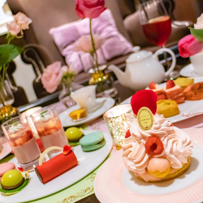 ニューヨークラウンジ／ホテルインターコンチネンタル東京ベイのストロベリーアフタヌーンティーwith LADURÉE　～マリー・アントワネットの世界～のアフタヌーンティー画像2