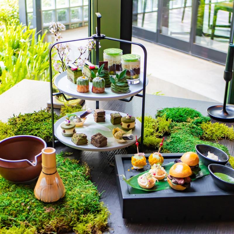 Restaurant＆Bar TIDE TABLE Shiomi／東京ベイ潮見プリンスホテルの抹茶アフタヌーンティー ~Scent of spring~のメイン画像