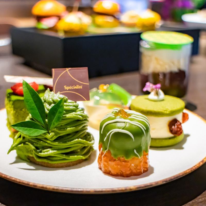 Restaurant＆Bar TIDE TABLE Shiomi／東京ベイ潮見プリンスホテルの抹茶アフタヌーンティー ~Scent of spring~のアフタヌーンティー画像2