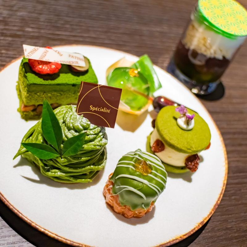 Restaurant＆Bar TIDE TABLE Shiomi／東京ベイ潮見プリンスホテルの抹茶アフタヌーンティー ~Scent of spring~のスイーツ画像