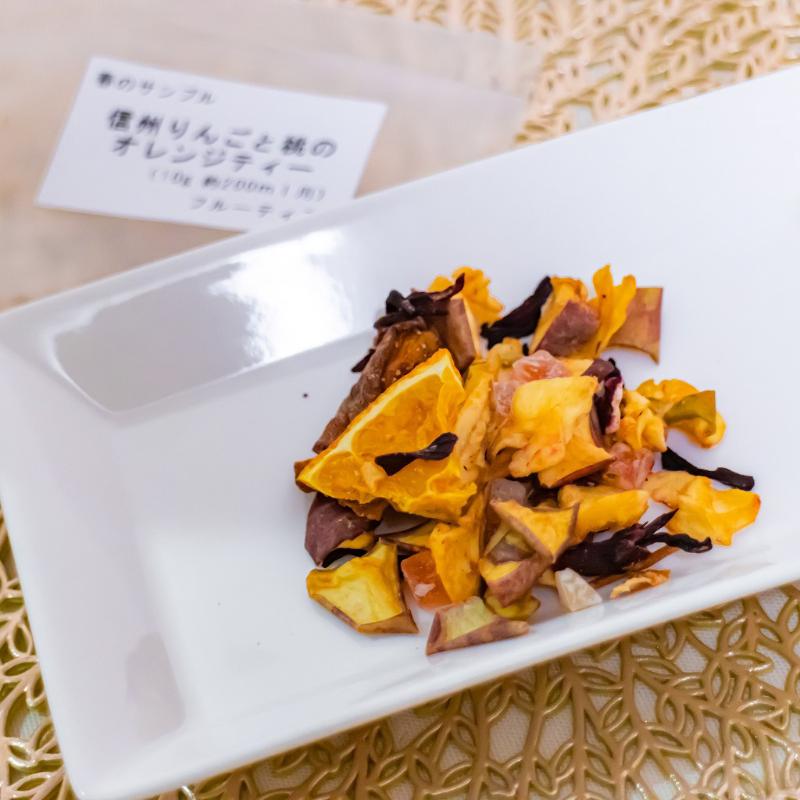 あき＊の信州りんごと桃のオレンジティー画像