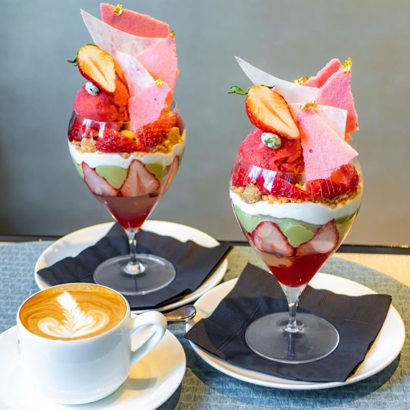 エンポリオ アルマーニカフェ表参道でランチ&パフェを実食！の画像