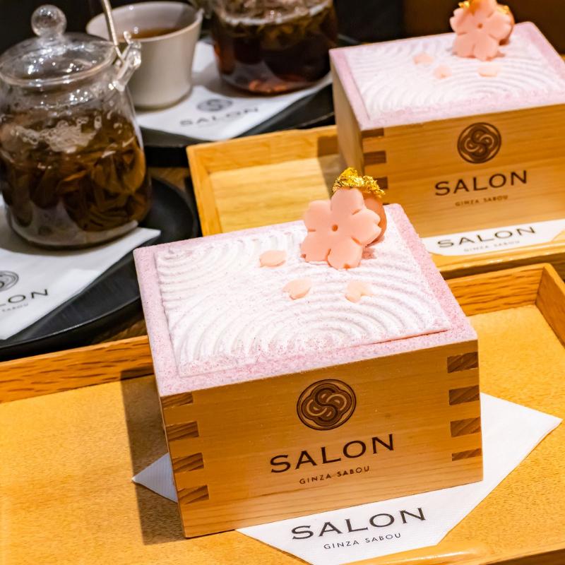 SALON GINZA SABOUでランチと茶房パフェを堪能の画像
