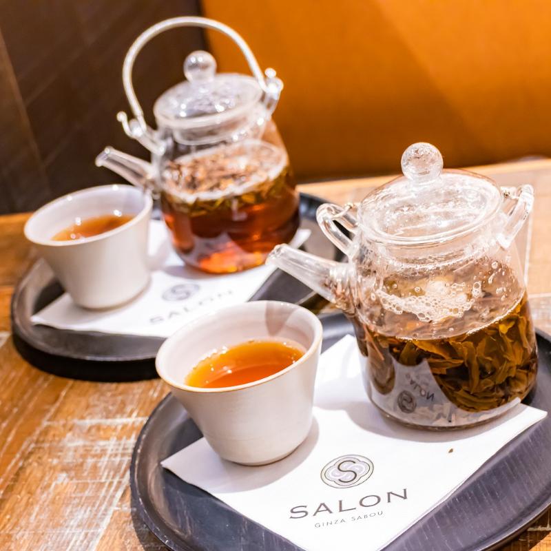 SALON GINZA SABOUでランチと茶房パフェを堪能の画像