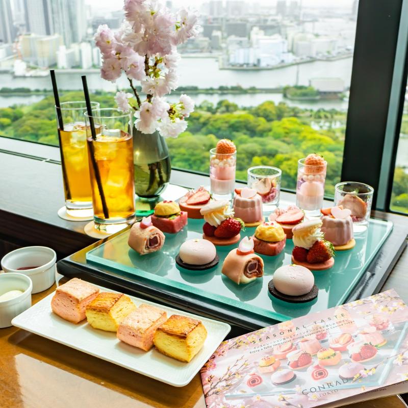 トゥエンティエイト／コンラッド東京の桜ストロベリーのグレイスフル・アフタヌーンティーのメイン画像