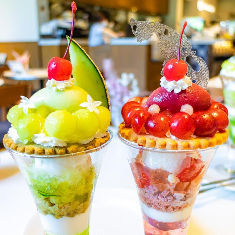 新宿NEWoManのSALON BAKE & TEAでレトロパフェ実食！の画像