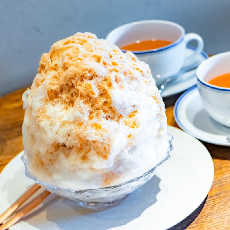 クニタチティーハウスで紅茶かき氷を堪能の画像