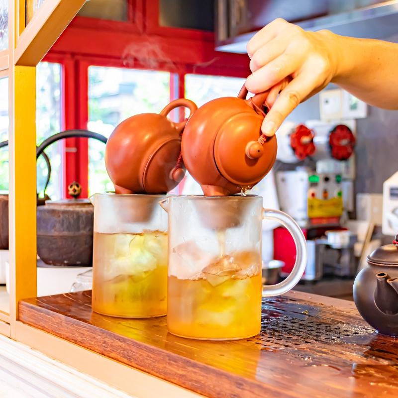 囍茶東京で台湾茶と胡椒餅に舌鼓の画像
