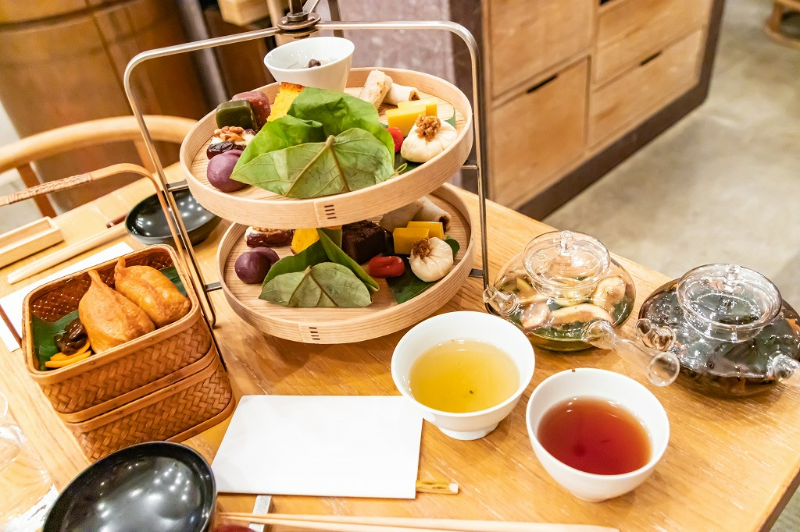 ヒガシヤ銀座の和風アフタヌーンティー「茶間食」＊2021年6月の画像1