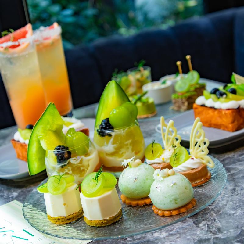 マーサーブランチ恵比寿のMuscat Afternoon Teaのアフタヌーンティー画像2