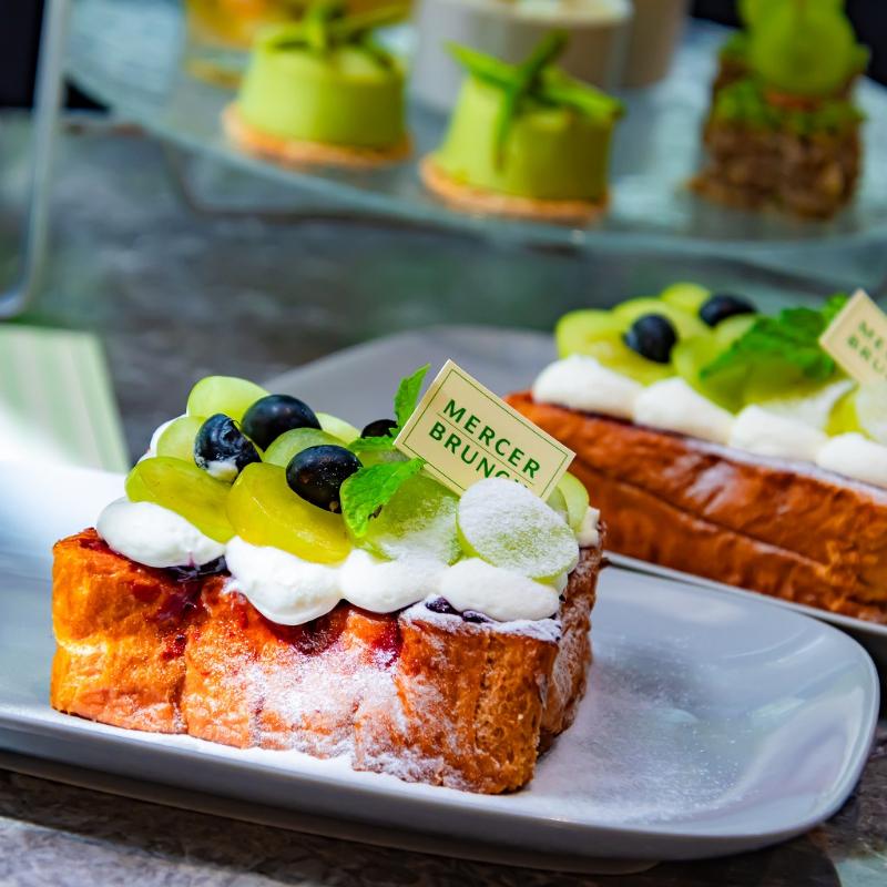 マーサーブランチ恵比寿のMuscat Afternoon Teaのスタンド3段目画像