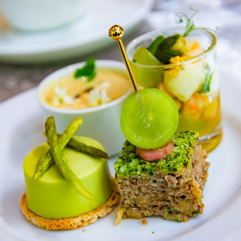 マーサーブランチ恵比寿のMuscat Afternoon Teaのセイボリー画像