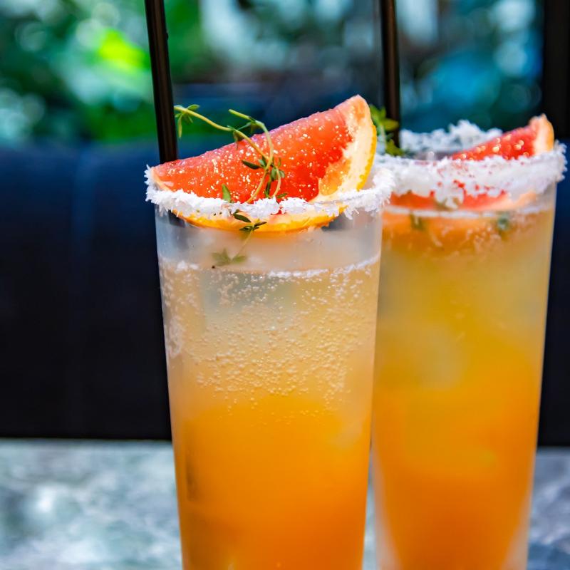 マーサーブランチ恵比寿のMuscat Afternoon Teaの飲み物画像
