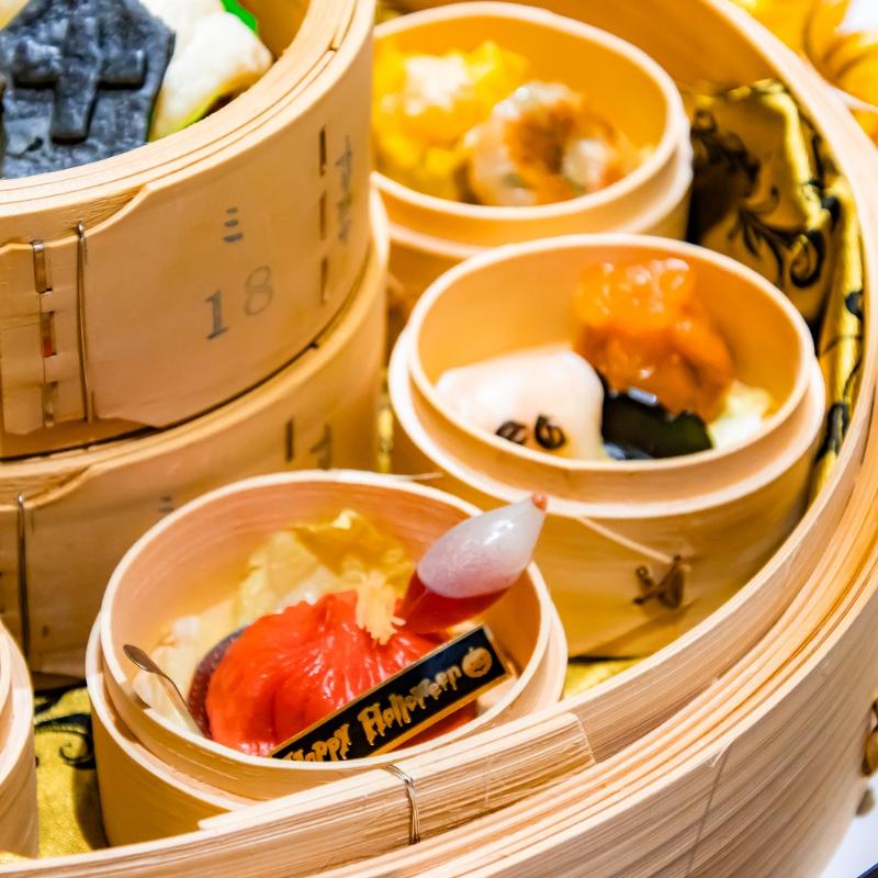 中国料理 桂花苑／ロイヤルパークホテルのチャイニーズハロウィンアフタヌーンティーのセイボリー画像