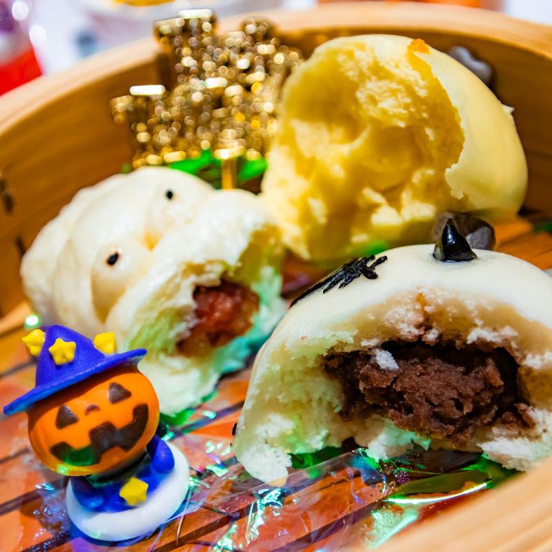 中国料理 桂花苑／ロイヤルパークホテルのチャイニーズハロウィンアフタヌーンティーのスコーン追加1画像