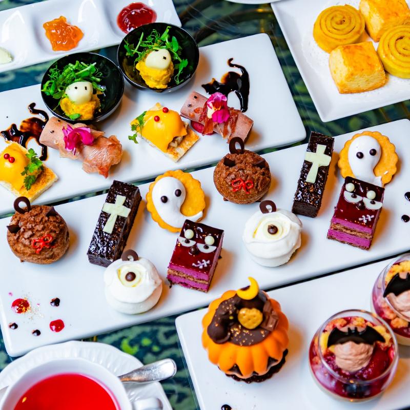 ロビーラウンジ フォンテーヌ／ロイヤルパークホテルのハロウィンアフタヌーンティーのアフタヌーンティー画像2