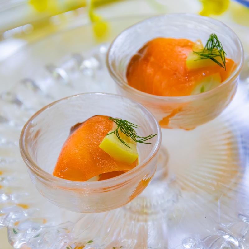 HAUTE COUTURE・CAFE omotesandoのOrange and Lemon Citrus Afternoon Teaのスタンド3段目画像