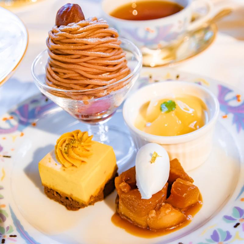 ダイニングルーム フェニックス／ホテルニューグランドのフェニックスアフタヌーンティー ～秋の贈り物～のスイーツ画像
