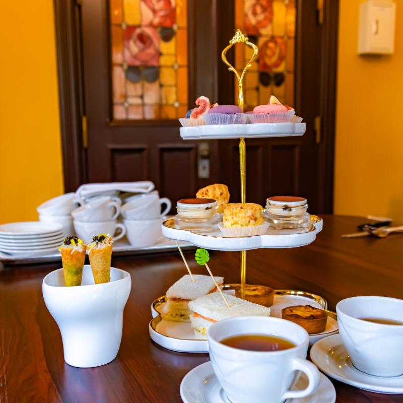 Alte Liebe で RAINBRANT TEA さんの和紅茶講座ペアリングアフタヌーンティーの画像1