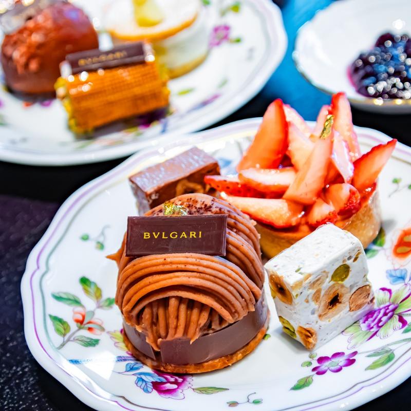 ラウンジ／ブルガリホテル東京のフェスティブ・アフタヌーンティーのスイーツ画像