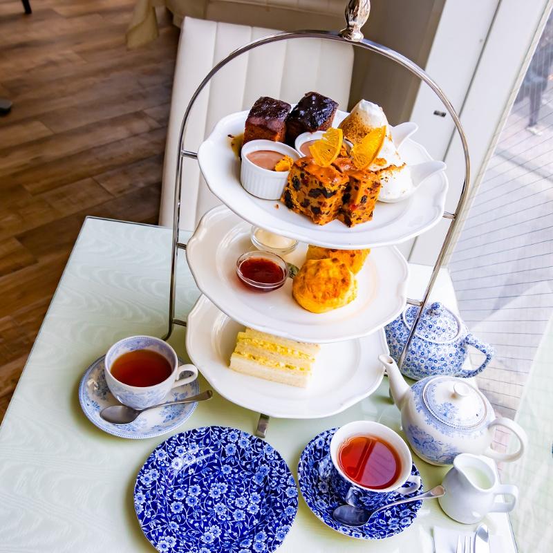 JURI’S TEA ROOMのウィンターアフタヌーンティーのスタンド画像