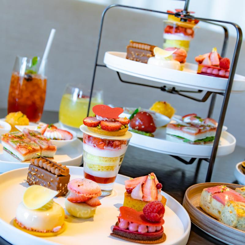 ザ ラウンジ／フォーシーズンズホテル東京大手町のストロベリー ＆ チョコレートアフタヌーンティーのアフタヌーンティー画像2