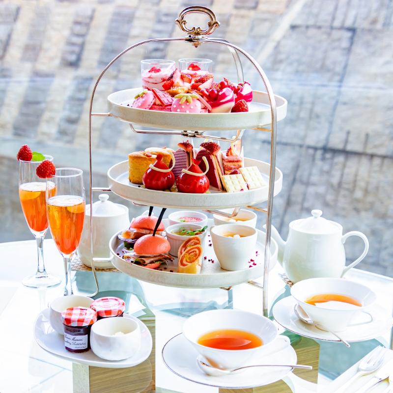 ロビーラウンジ／ザ・プリンスパークタワー東京のPinky White Strawberry Afternoon Teaのメイン画像