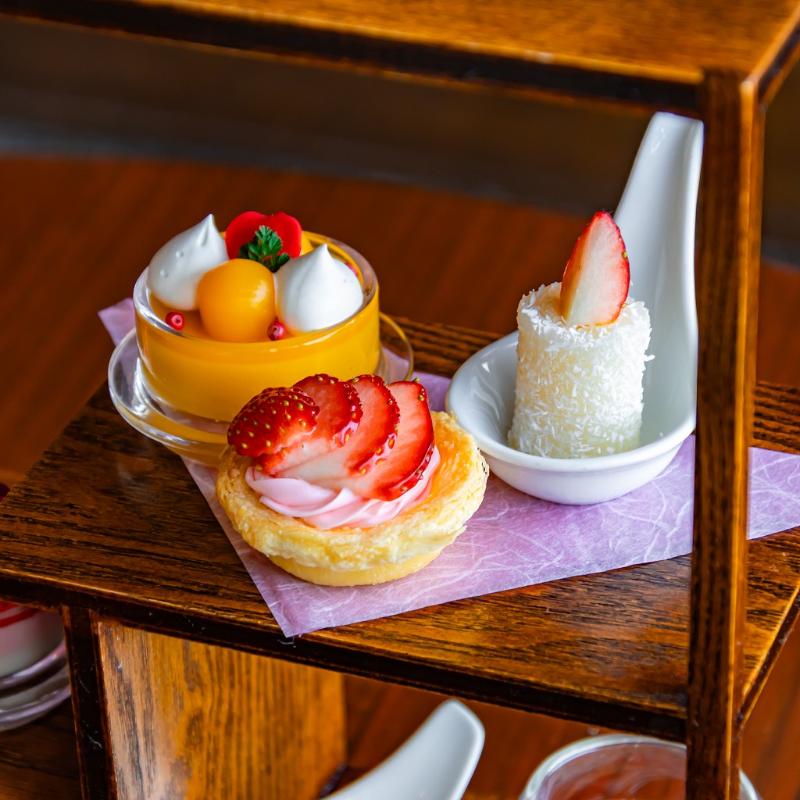 チャイナシャドー／ストリングスホテル東京インターコンチネンタルのチャイニーズアフタヌーンティーのスタンド1段目画像