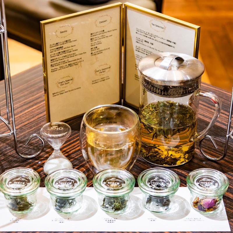 王朝／ヒルトン東京ベイのチャイニーズアフタヌーンティーの飲み物画像