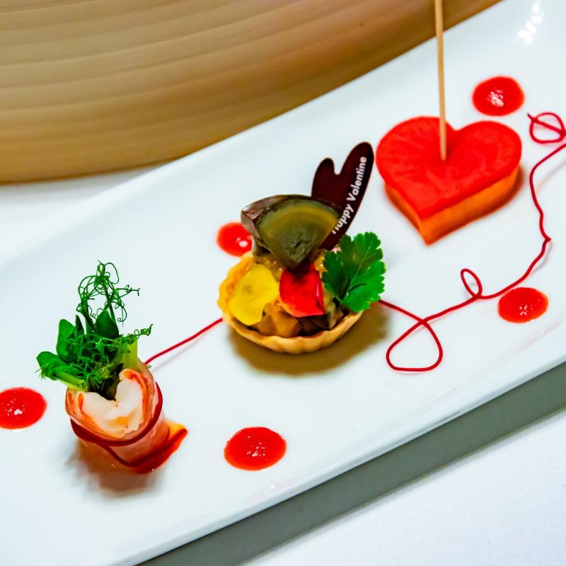 中国料理 桂花苑／ロイヤルパークホテルのチャイニーズバレンタインアフタヌーンティーのセイボリー画像