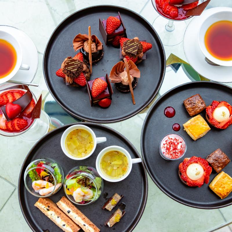 ロビーラウンジ／ザ・プリンスパークタワー東京のStrawberry & Chocolate Afternoon Teaのアフタヌーンティー画像2