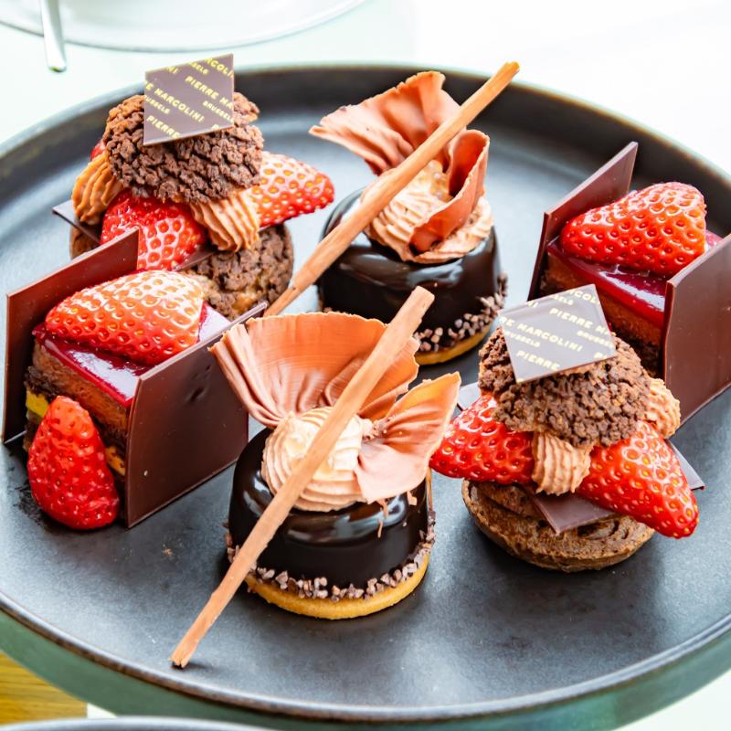 ロビーラウンジ／ザ・プリンスパークタワー東京のStrawberry & Chocolate Afternoon Teaのスタンド1段目画像