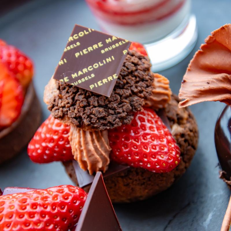 ロビーラウンジ／ザ・プリンスパークタワー東京のStrawberry & Chocolate Afternoon Teaのスイーツ追加1画像