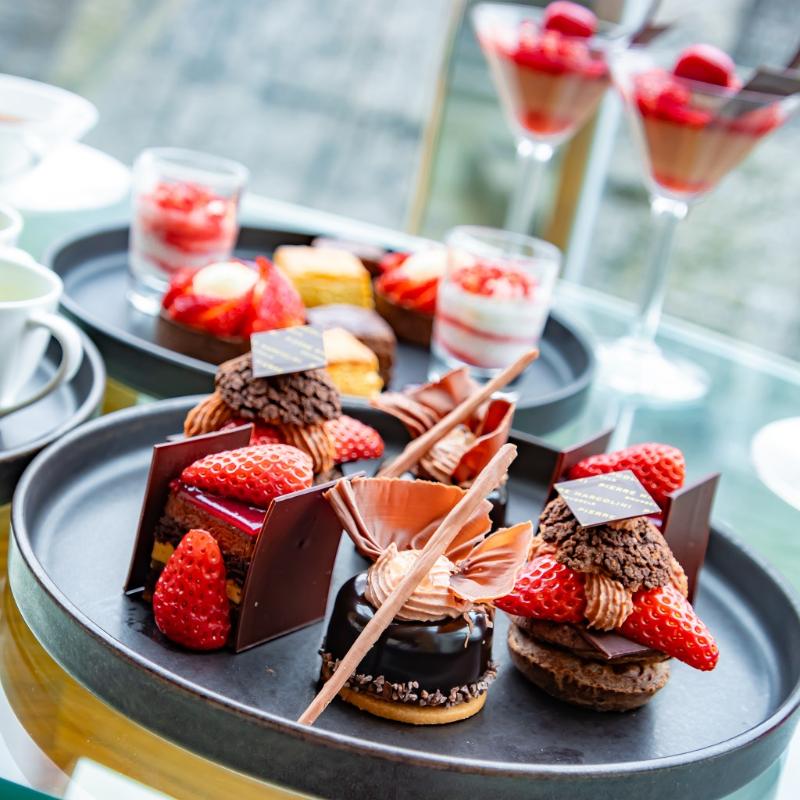 ロビーラウンジ／ザ・プリンスパークタワー東京のStrawberry & Chocolate Afternoon Teaのあとがき1画像