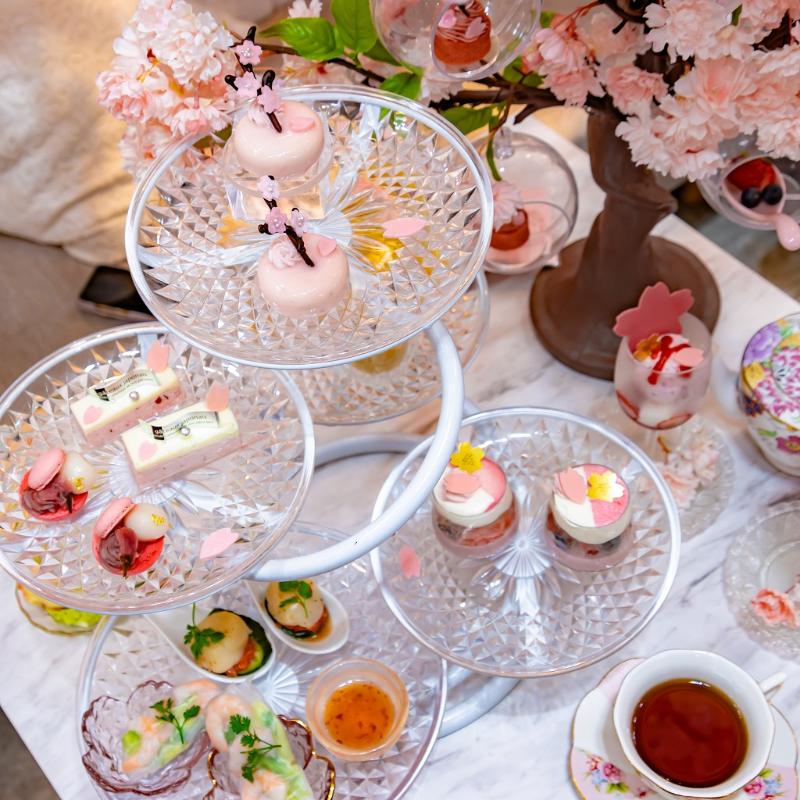 HAUTE COUTURE・CAFE omotesandoのCherry Blossom Afternoon Teaのアフタヌーンティー画像2