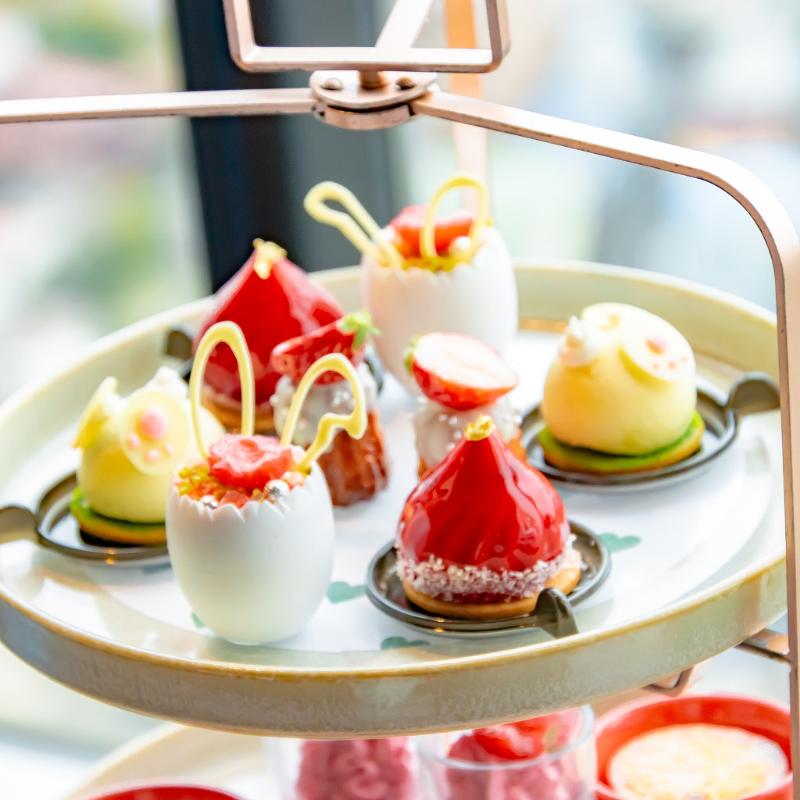 トップ オブ ヨコハマ バーラウンジ／新横浜プリンスホテルのStrawberry＆Bunny Afternoon Teaのスタンド1段目画像