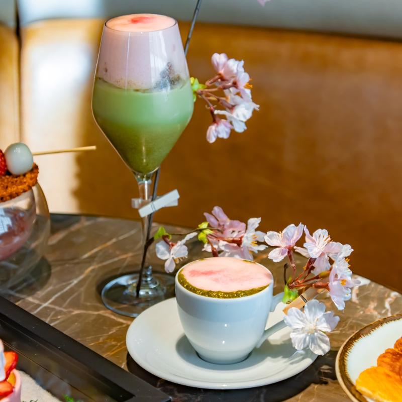 ディストリクト ブラッスリー・バー・ラウンジ／キンプトン新宿東京の桜といちごのアフタヌーンティー JAPONESQUEの飲み物追加2画像