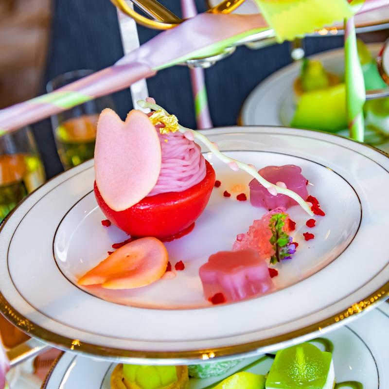 The Lobby Cafe／グランドニッコー東京台場のSAKURA アフタヌーンティーセットのスタンド1段目画像