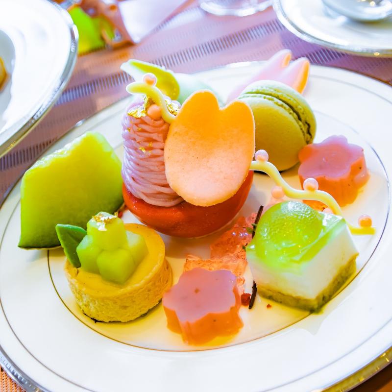 The Lobby Cafe／グランドニッコー東京台場のSAKURA アフタヌーンティーセットのスイーツ画像