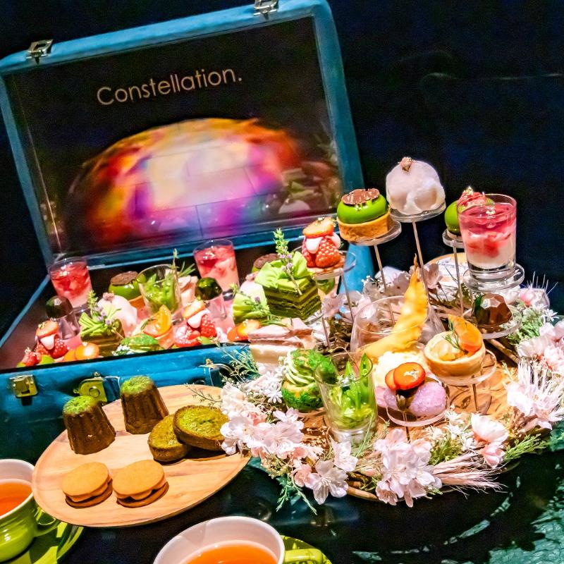 Constellation.のスタンド型リースアフタヌーンティー桜と抹茶のあとがき1画像