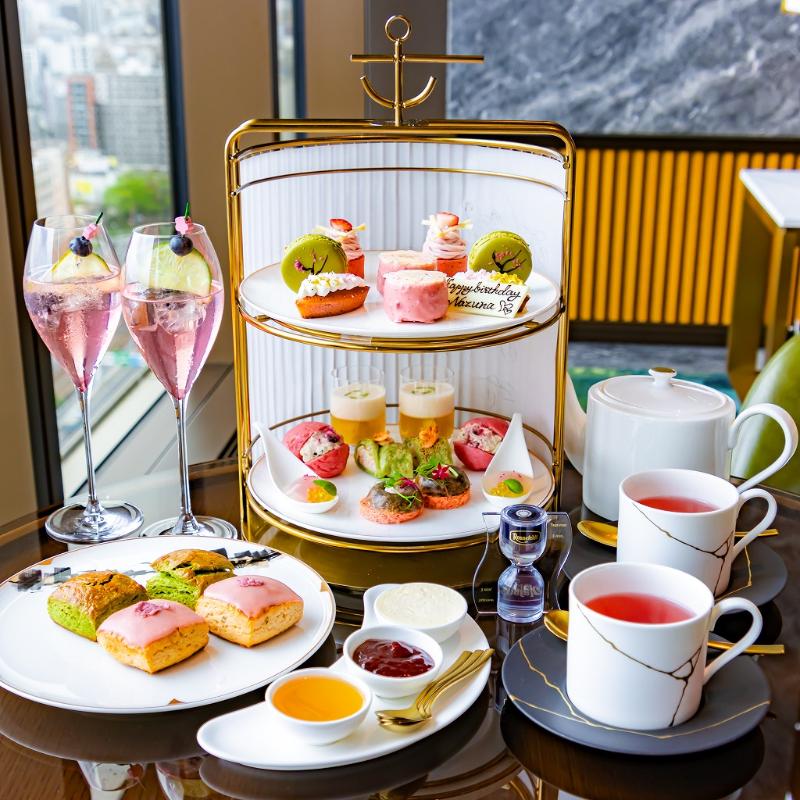 ロビーラウンジ／ウェスティンホテル横浜の天空の桜アフタヌーンティーのメイン画像