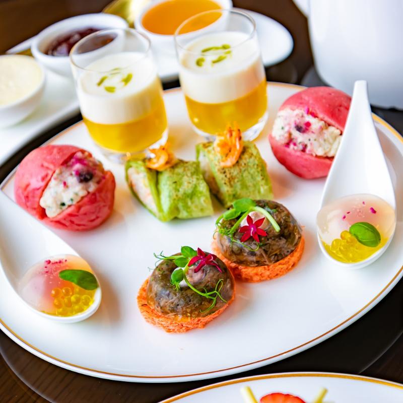 ロビーラウンジ／ウェスティンホテル横浜の天空の桜アフタヌーンティーのスタンド2段目画像