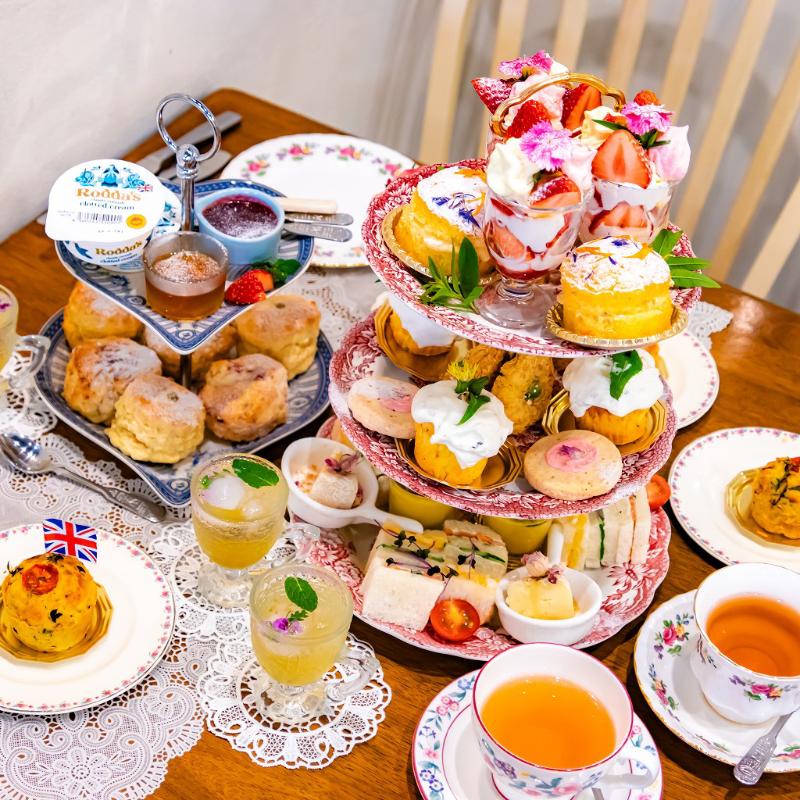HERB STORY Cafeのイングリッシュガーデンアフタヌーンティー スプリングのメイン画像