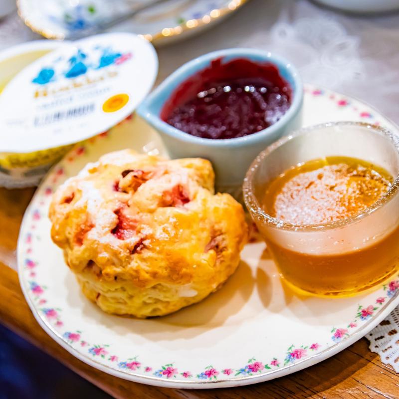 HERB STORY Cafeのイングリッシュガーデンアフタヌーンティー スプリングのスコーン追加1画像